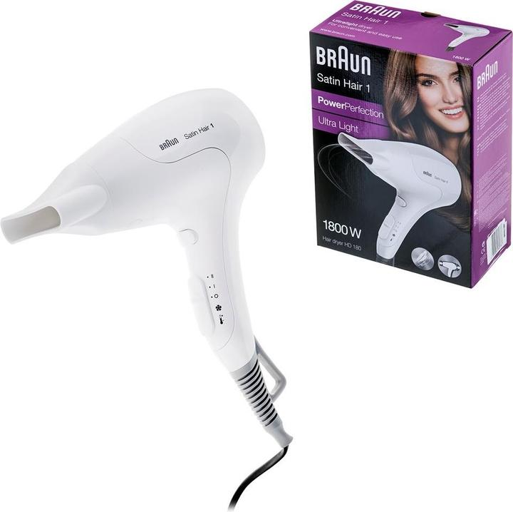Actual product image Braun BRA Hair Dryer SH1 HD180 sol