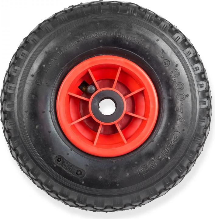 Produktbild Dema Sackkarrenrad / Luftrad mit Nadellager 3.00-4 rot (130 kg)