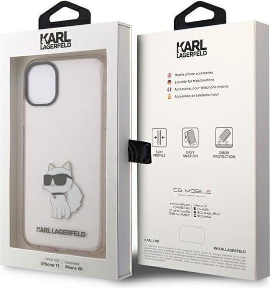 Image du produit Karl Lagerfeld KLHCN61HNCHTCP iPhone 11 / Xr 6.1" rose/pink hardcase Ikonik Choupette (Apple iPhone XR, Apple iPhone 11)