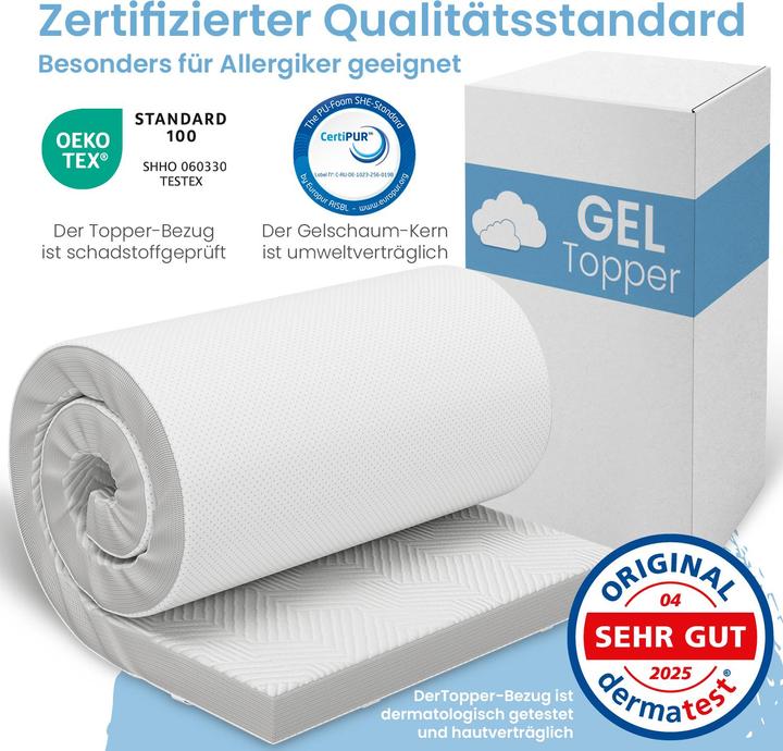 Produktbild Bestschlaf Gelschaum-Topper (90 x 190 cm)