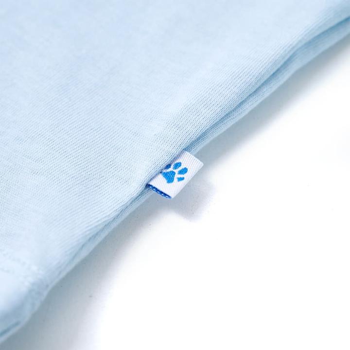 Image du produit VidaXL T-shirt enfant bleu clair 92,Composition : 100 % coton,Couleur (92)