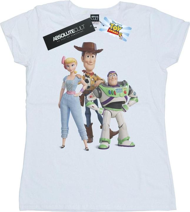 Disney Toy Story 4 Woody Buzz and Bo Peep TShirt (XXL)