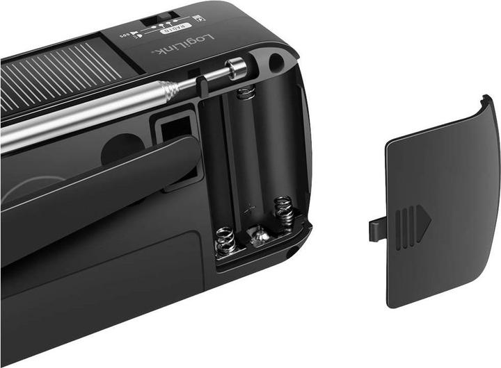 Productafbeelding LogiLink Dynamo handslinger radio (MW, VHF, KW)