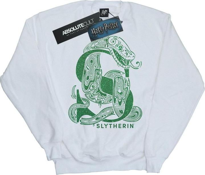 Slytherin Glitter Sweatshirt Mädchen