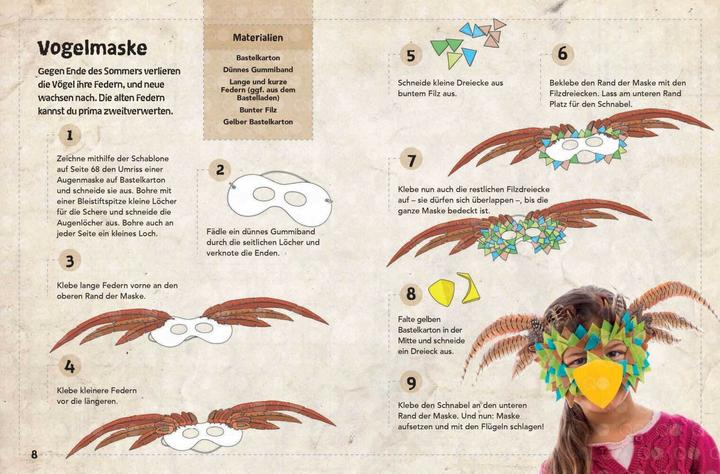 Produktbild Das Naturbastelbuch für Kinder. 41 Projekte zum Basteln mit allem, was Wald, Wiese und Strand (Deutsch, Fiona Hayes, 2020)