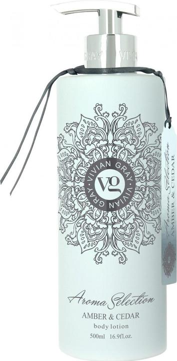 Vivian Gray Aroma Selection Amber & Cedar (Körpermilch, 500 ml)