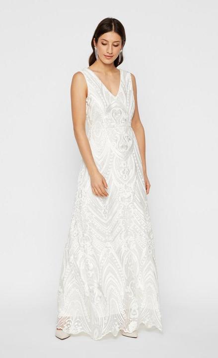 Image du produit Yas Robe de mariée à paillettes décorée à la main (M)