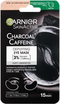 Actual product image Garnier Charcoal Caffeine Eye Patches (Patches, Day + Night)