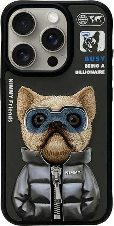 Produktbild Audi Nimmy case iPhone 15 Pro Max 6.7" black Cool&Cute 2.0 Dog (Apple iPhone 15 Pro Max)