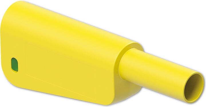 Produktbild Stäubli SLQ-4N-46 Sicherheits-Lamellenstecker Stecker Stift-Ø: 4 mm Gelb, Grün 1
