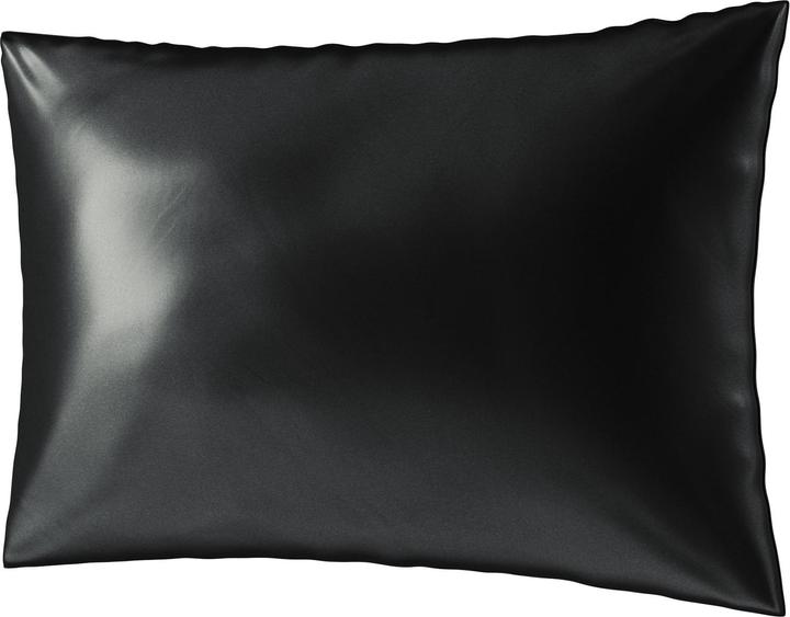 Produktbild Ailoria BEAUTY SLEEP Silk Zipper Pillowcase (50x70) (black) (Kopfkissenbezug, 50 x 70 x 0.1 cm)