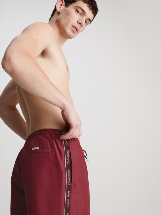 Actual product image Calvin Klein Medium Drawstring Heren Zwembroek - Cordovan - Maat L (L)
