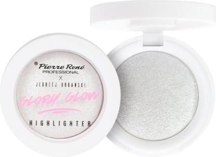 Actual product image Pierre Rene Professional PIERRE RENE Professional x Jędrzej Urbański Glory Glow Highlighter rozświetlacz do twarzy Srebrny 3g (Srebrny, Highlighter, 3 g)
