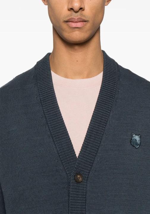 Actual product image Maison Kitsune Bold Fox Head Patch Comfort Cardigan (L)