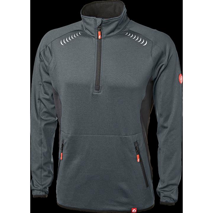 Produktbild Magni Tech-Fleecepullover grau/schwarz meliert Gr. L Fortis Elements (L)