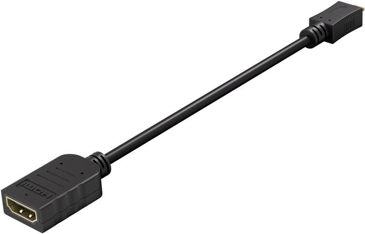 Actual product image Goobay Micro HDMI D – HDMI Buchse (0.15 m, HDMI)