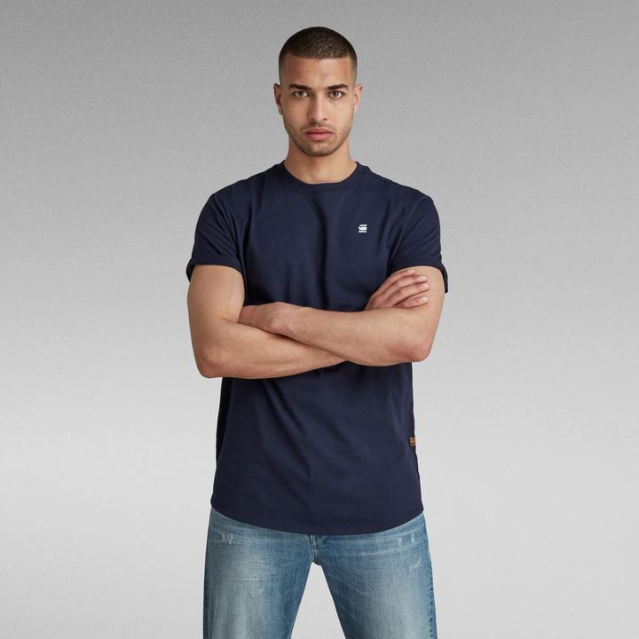 Image du produit G-Star Crew Neck Lash T-Shirt Regular Fit Sartho Blue (M)