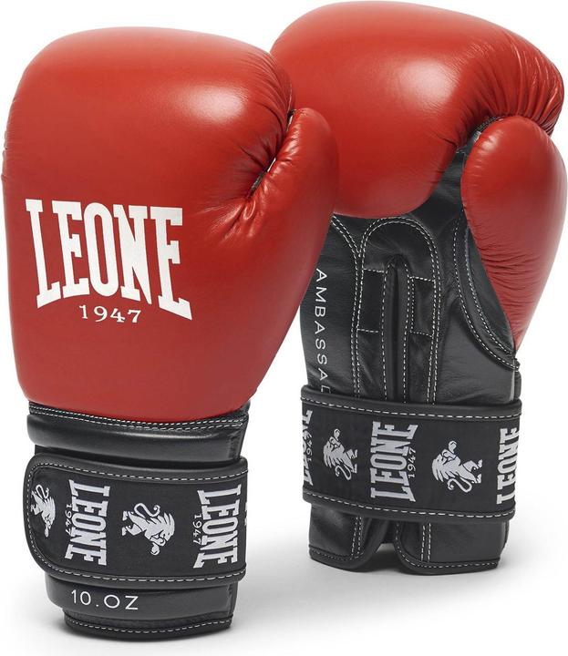 Leone Boxhandschuhe Ambassador Rot GN207 (14 OZ)