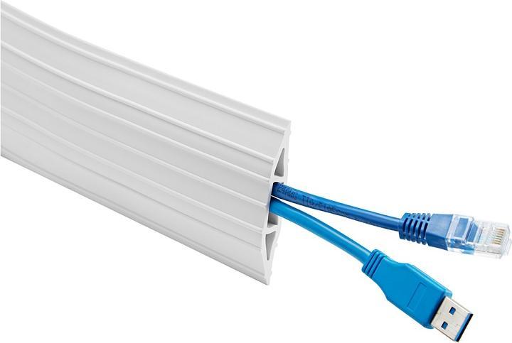 Actual product image Multibrackets Top floor cable duct 60x10000, PVC, white (Duct, 1000 cm)