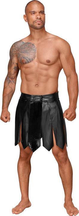 Noir Handmade Leather gladiator skirt