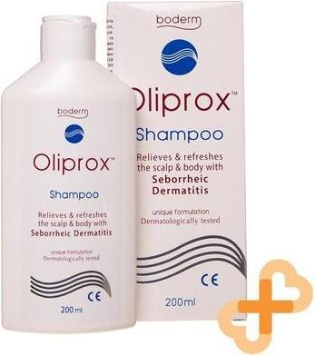 Actual product image Boderm OLIPROX Hair Shampoo for Relieving the Symptoms of Seborrheic Eczema 200ml (200 ml, Liquid shampoo)