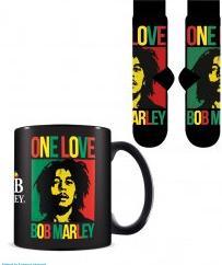 Image du produit Pyramid Bob Marley - Coffret cadeau avec tasse 315ml et paire de chaussette UE 41-45 One Love (315 ml, 1 x)
