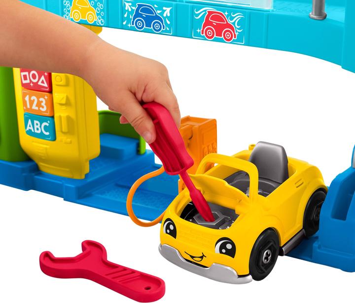 Productafbeelding Mattel Fisher-Price - Little People Auto Centrum (Nordics) (HRC60)