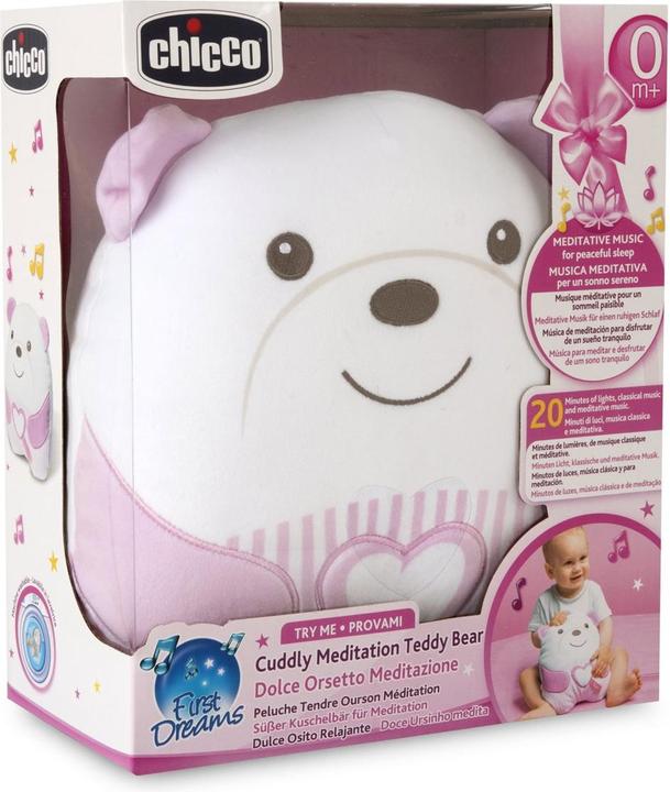 Produktbild Chicco Cuddly Meditation Teddy Bear Pink