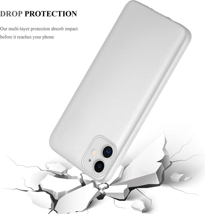 Actual product image Cadorabo TPU Matt Metallic Cover (Apple iPhone 11)