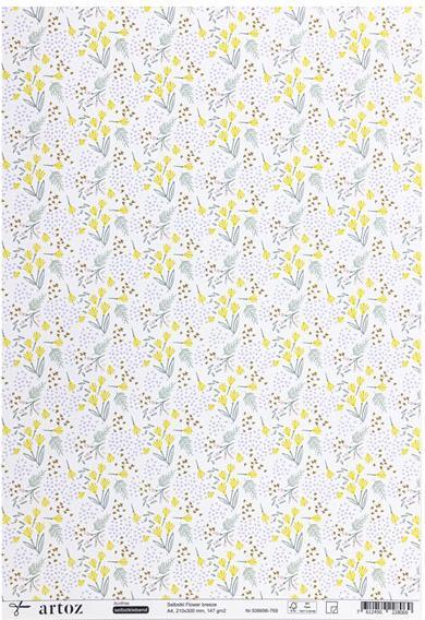 Produktbild Artoz Transparentpapier Creamotion 21x30cm Blüte (110 g/m²)