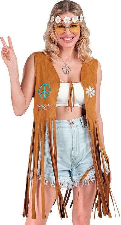 Actual product image Widmann 60s - Hippie waistcoat (S, M)