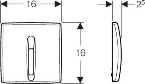 Produktbild Geberit Elektronische Urinalsteuerung HyBasic IR, Kunststoff weiss
