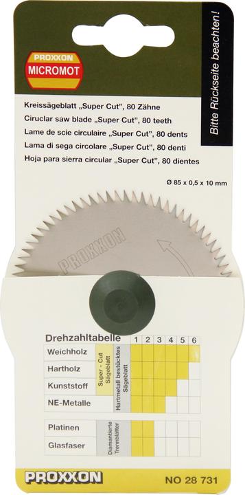 Produktbild Proxxon Kreissägeblatt "Super-Cut"