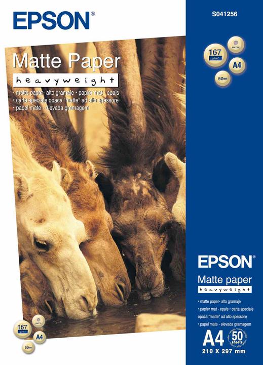 Image du produit Epson Papier mat poids lourd (167 g/m², A4, 50 x)