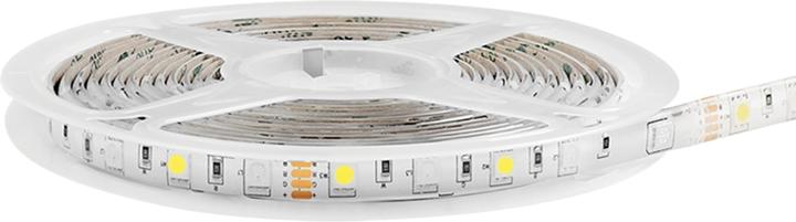 Actual product image LogiLink Wi-Fi Smart RGB+W LED tape, self-adhesive, Tuya compatible, 5 m (Daylight, 500 cm, Indoor)