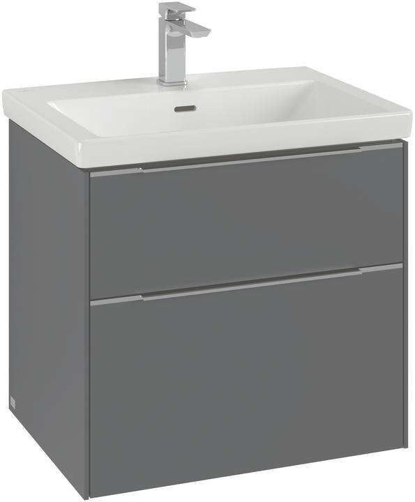 Actual product image Villeroy & Boch Subway 3.0, 622x576x478 mm, washbasin cabinet, 2 drawers, C576L2