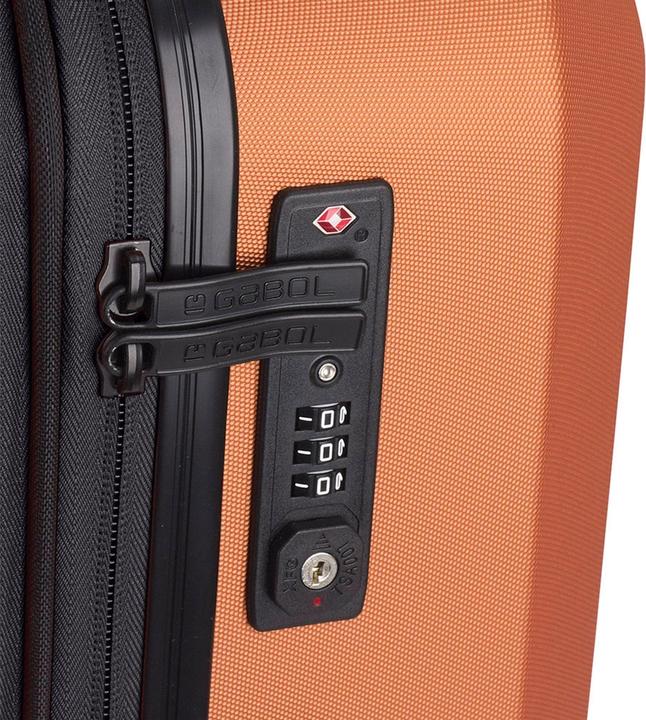 Actual product image Gabol Montreal 4-wheel trolley L 76 cm with expansion fold (112 l, XL (from 140l))