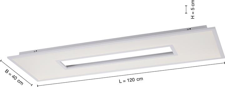 Actual product image Selltec LED panel ceiling lamp RECESS (5200 lm)