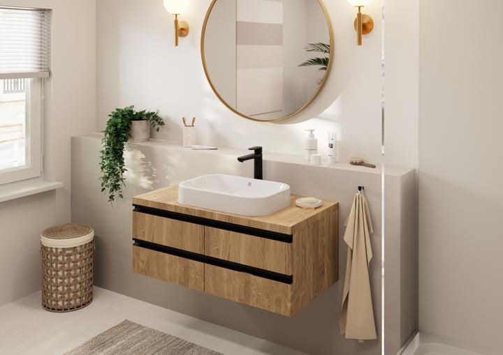 Produktbild hansgrohe Vernis Blend Einhebel-Waschtischarmatur 190 mit Zugstangen-Ablaufgarnitur