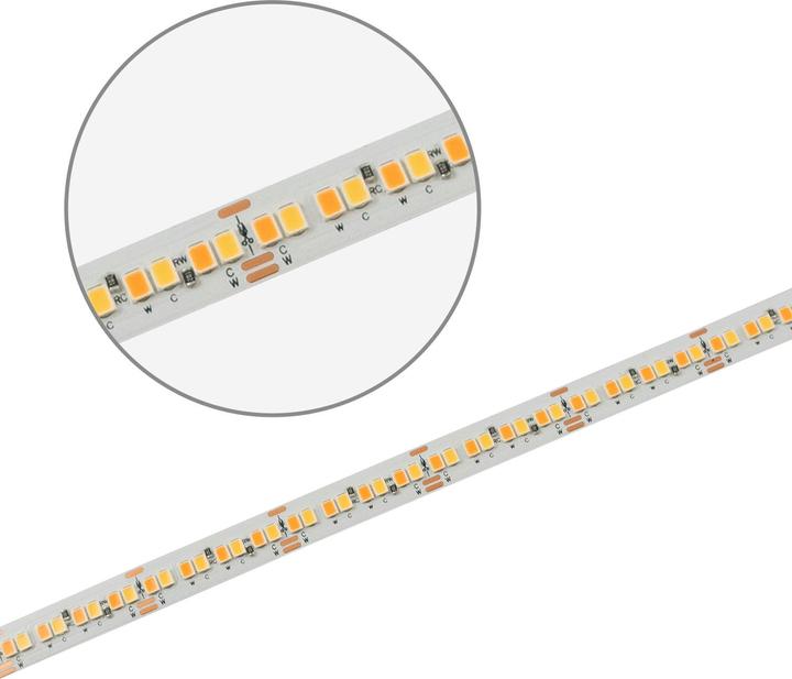 Produktbild Isoled LED HEQ918/940 Linear CCT Flexband, 48V DC, 6W ww + 6W nw, IP20, 130 lm/W, 5m Rolle, 256 LED/ (500 cm)