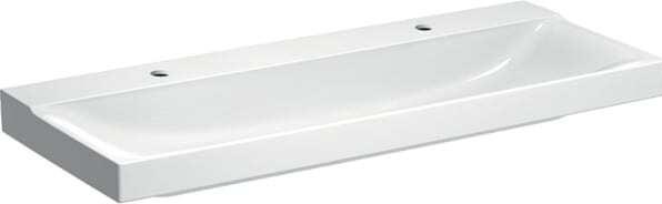 Produktbild Geberit Doppel-Waschtisch Xeno 120 cm wei mit KeraTec Glasur 500550011 (480 mm, 1200 mm)