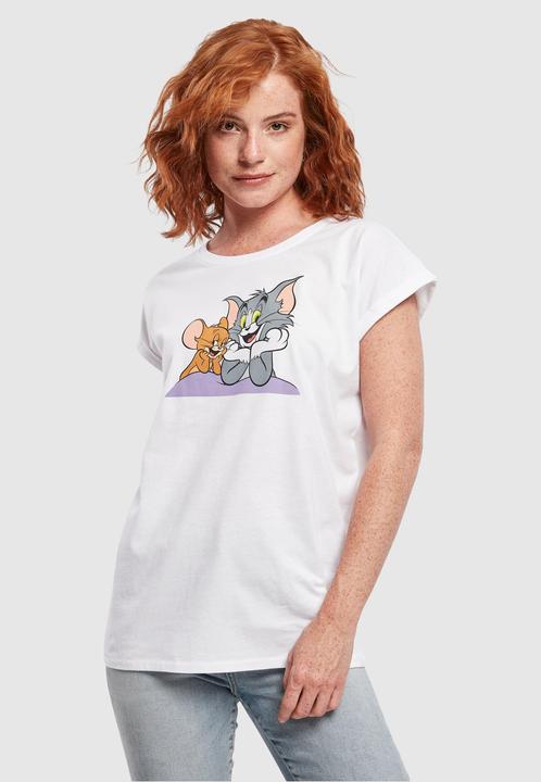 Actual product image Merchcode Ladies Tom & Jerry Pose Tee (XS)