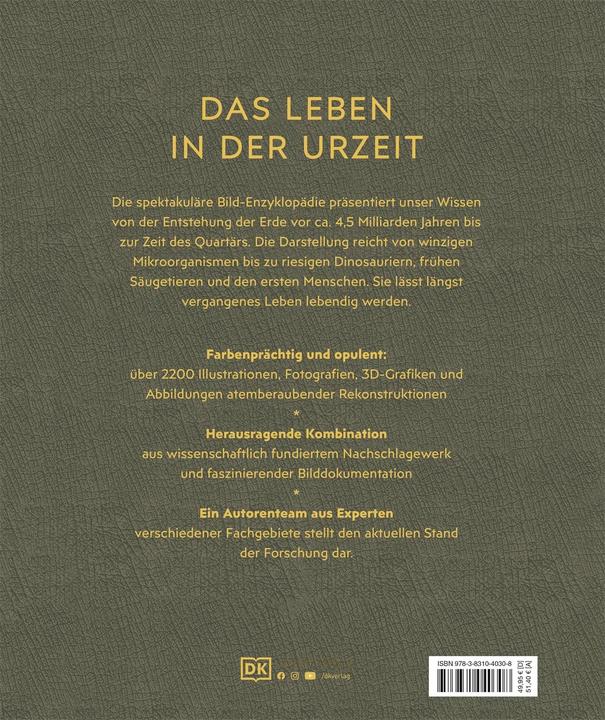 Produktbild Dinosaurier und andere Lebewesen der Urzeit (Deutsch, Dr. Andrea Kamphuis, DK Verlag, Eva Sixt, Fiona Coward, Stephan Matthiesen, Douglas Palmer, Kim Dennis-Bryan, Jason Anderson, David Burnie, Darren Naish, Paul Kenrick, 2020)