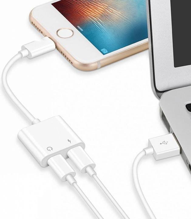 Immagine prodotto PowerGuard Doppio adattatore audio e di ricarica Lightning Splitter (Lightning, Lightning)