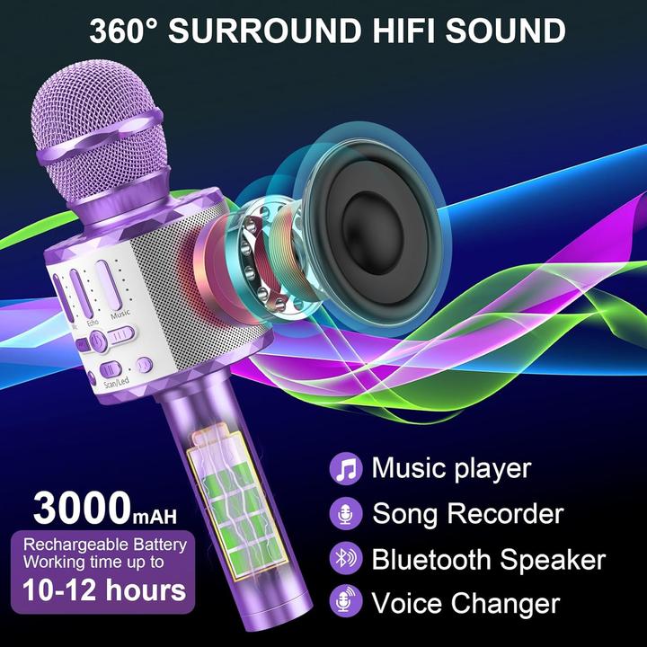 Produktbild MicQutr Karaoke Mikrofon
