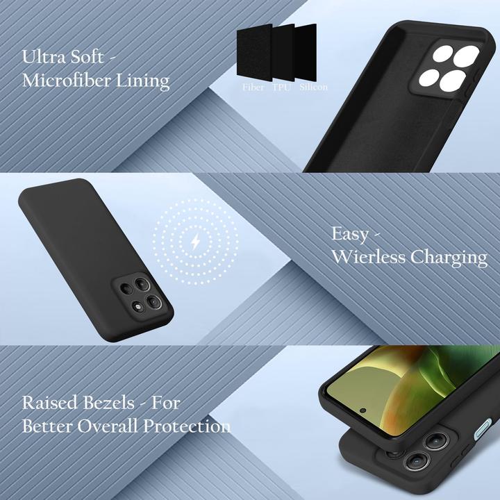 Immagine prodotto Cadorabo Custodia per Motorola Moto G15 TPU Liquid Silicone Case (Motorola Moto C)