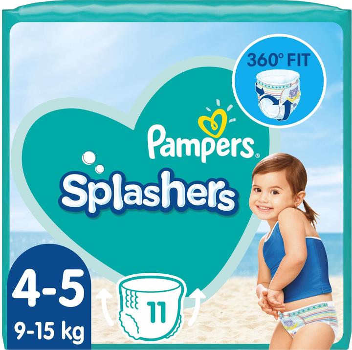 Pampers Splashers (Size 5, Size 4, Pack, 11 Piece)