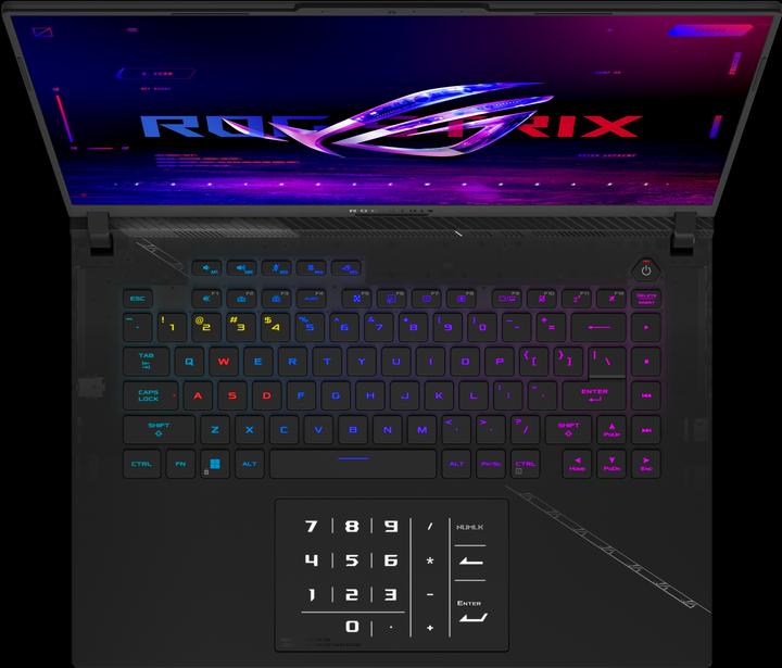 Actual product image ASUS ROG Strix Scar 16 (16", Intel Core i9-13980HX, 32 GB, 2000 GB, DE)