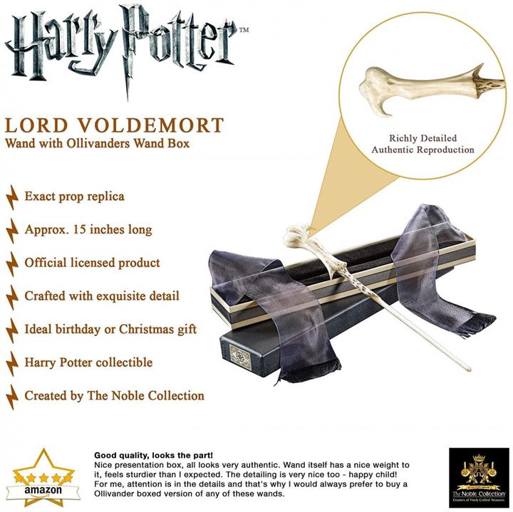 Produktbild Noble Collection Voldemort's Wand Zauberstab