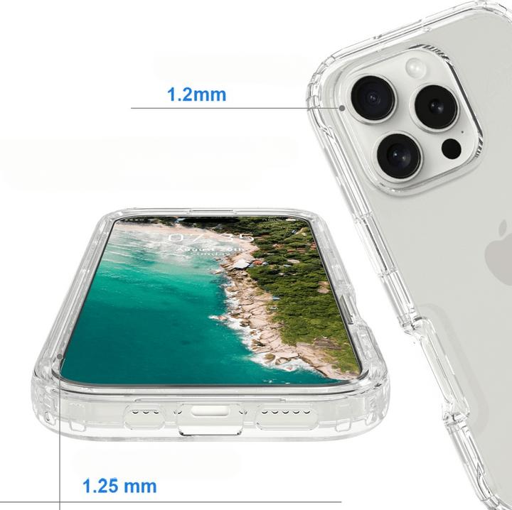 Immagine prodotto Cover-Discount iPhone 16 Pro Max - Stossfeste Hybrid Handyhülle (Apple iPhone 16 Pro Max)